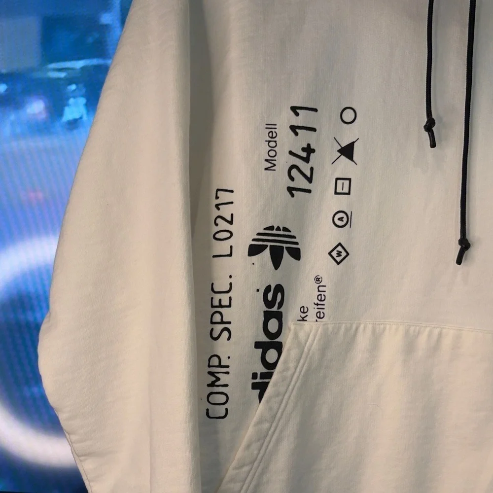 Adidas Alexander Wang Collab Hoodie with Black Accents